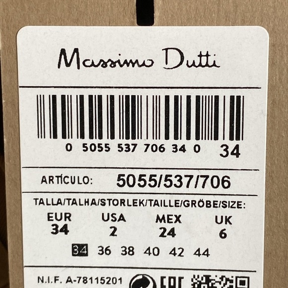 NWT. Massimo Dutti Mink Wool/Viscose Blend Flap Detail Trousers. Size 2/EUR 34. - Picture 9 of 12